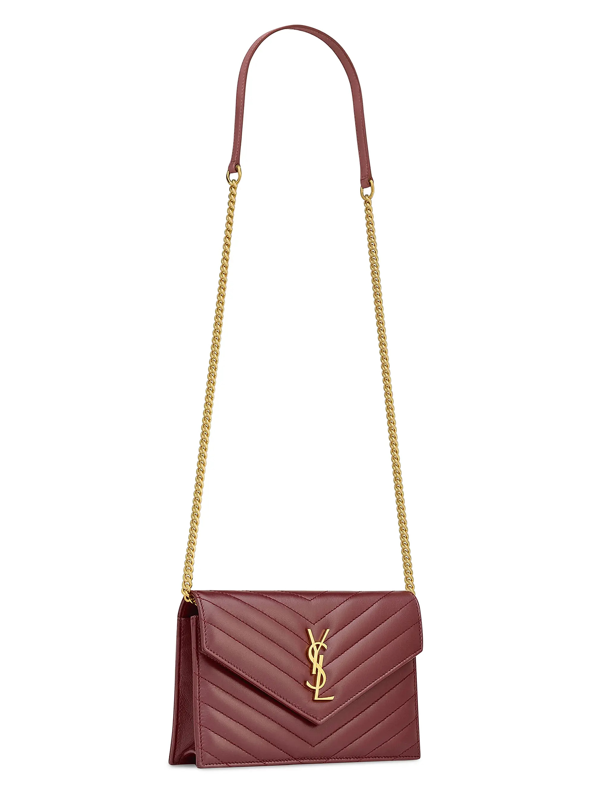 Cassandre Envelope Chain Wallet in Lambskin | Saks Fifth Avenue