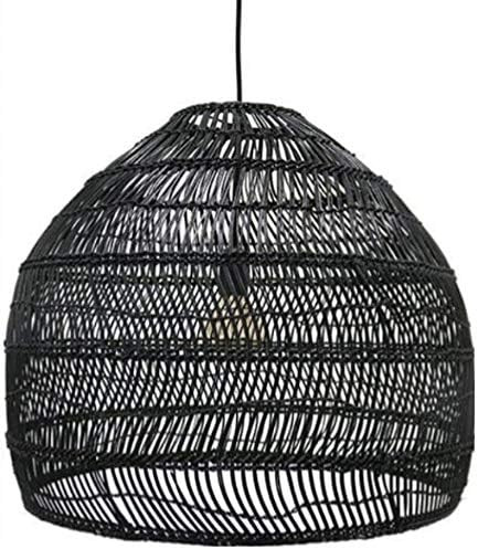 Chandelier Rattan Bamboo Wicker Pendant Lights Nordic Modern Simple Retro Home Lighting Pendant L... | Amazon (US)