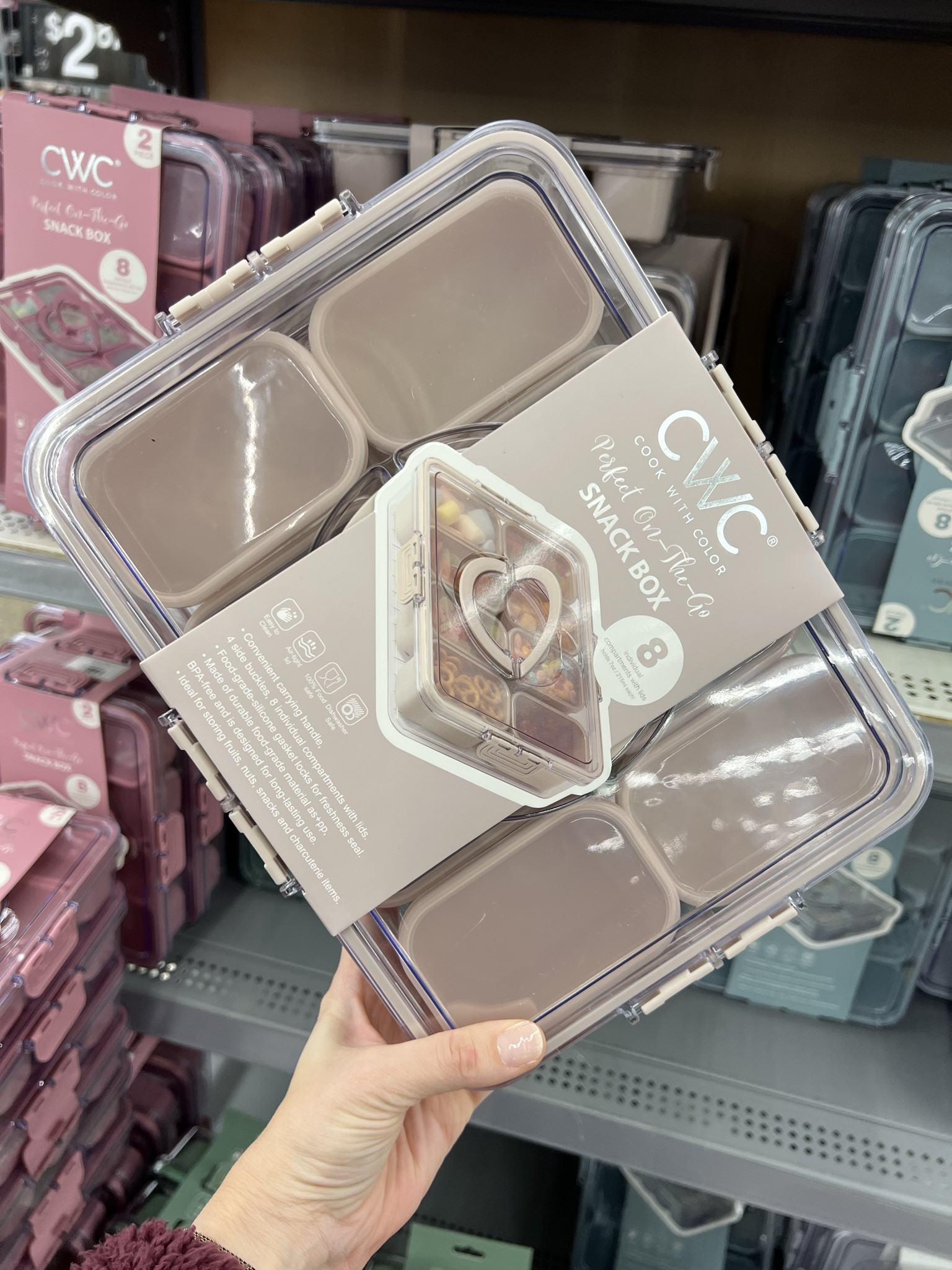 Snack boxes like these are so popular, they’d make a great gift. At Walmart. Several colors. #walmartfinds 

#LTKHoliday #LTKGiftGuide #LTKHome