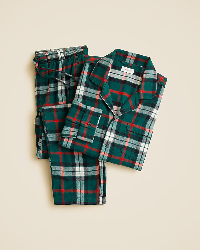 Flannel pajama set | J. Crew US