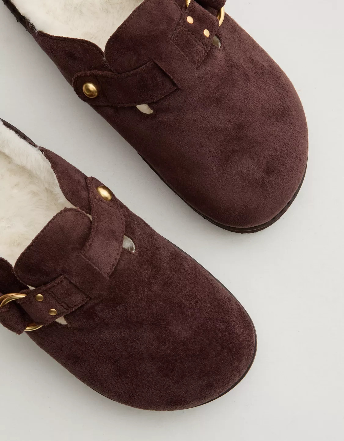 Aerie Suede Platfrom Clogs | Aerie
