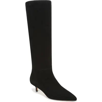 Veronica Beard Lisa Knee High Boot in Black at Nordstrom, Size 9.5 Wide Calf | Nordstrom