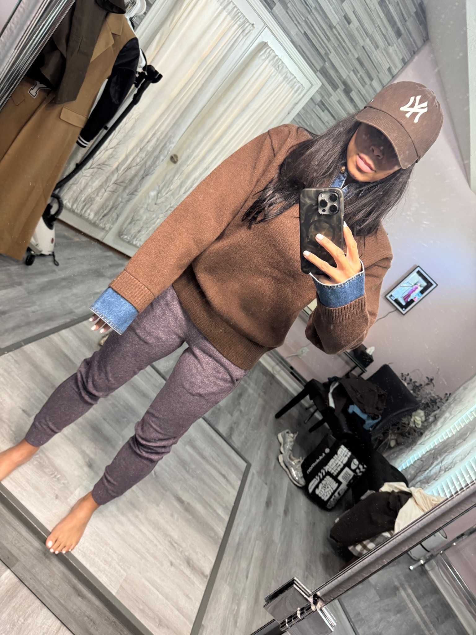 @Commense I love a 2 in 1 sweater moment! Don’t have to worry about the extra fabric bulk. 

***comes in various color combos.

Runs big so size down! I got the sleeves tailored. 

#LTKPetite #LTKootd #LTKmomlife