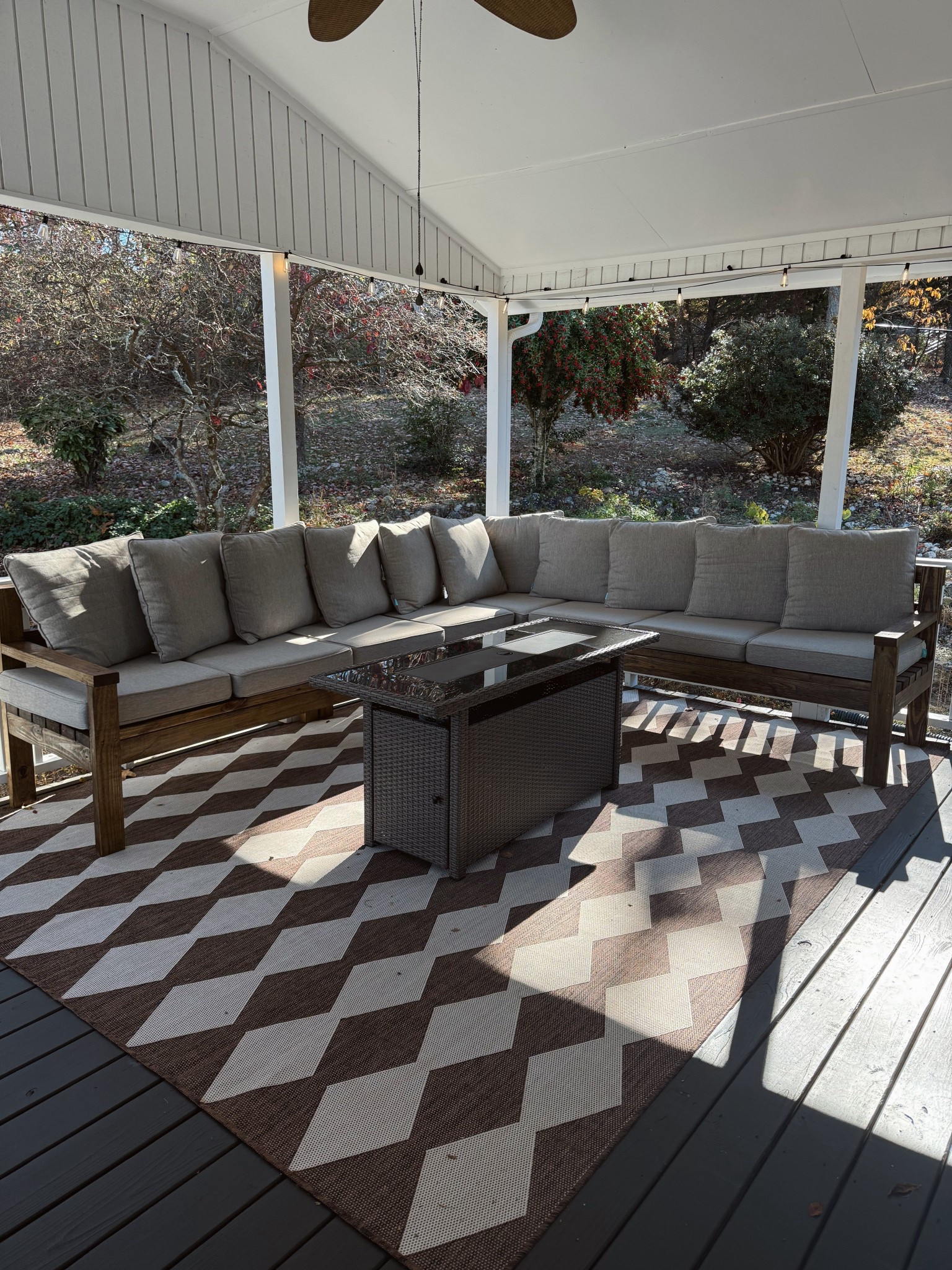 the before and after of our back patio is just … wow! We love it out here! 🤍 

#LTKSeasonal #LTKHome #LTKGiftGuide