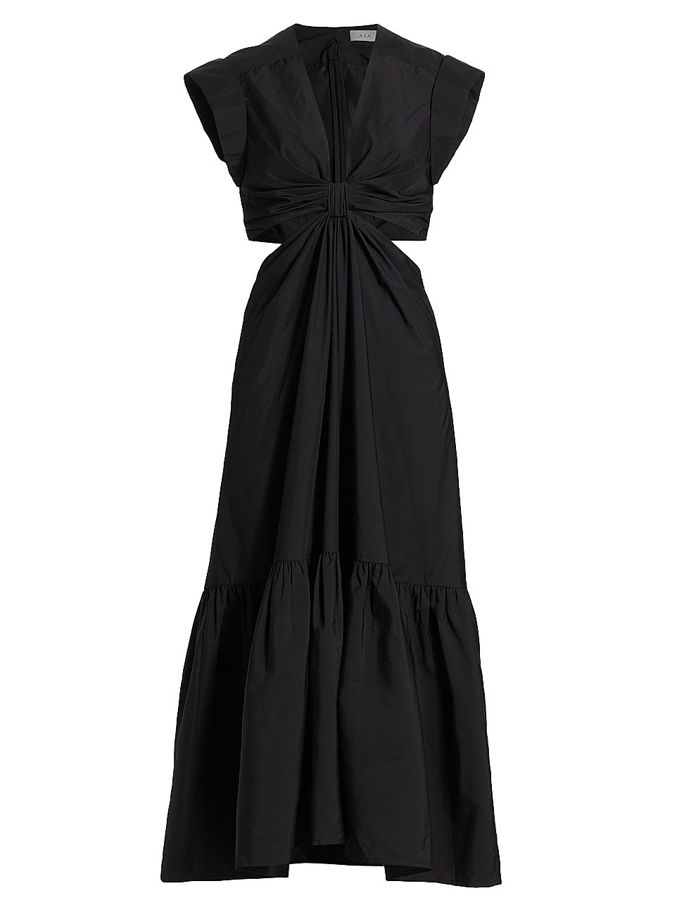 Women's Alexandria Cut-Out Poplin Dress - Black - Size 2 | Saks Fifth Avenue