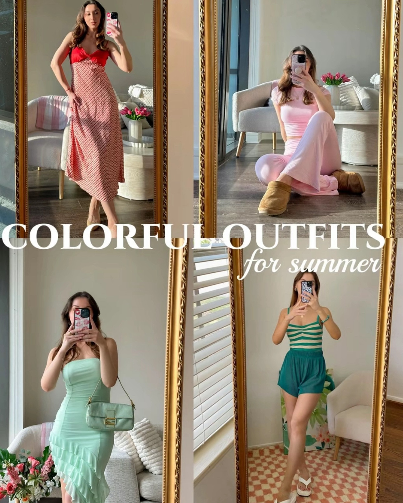 Happy #colorfulfashion week ♥️🩷💚🩵
 Today I’m rounding up some cute monochrome outfits for summer ~ swipe through to see my favorites and where everything is from!
 Slide 2: I love this dress & cardi from Simple Retro. All their clothes are very classic and parisian-inspired. I wore this outfit out to dinner at a nice restaurant where I wanted to dress more modestly and it was perfect! A pop of red is always a good idea ♥️
 Slide 3: Merokeety is an Amazon brand that always makes cute stuff! Their quality is very reliable and I like searching their new arrivals for pieces like this matching set ~ it’s giving pink pilates princess vibes 🩷 Pair with some mini sherpa booties (these ugg dupes were from Amazon too) or Adidas Sambas and now you have a cute casual outfit!
 Slide 4: Zesica is another brand I really like on Amazon. When this dress arrived in the mail, I was so impressed at the quality! It’s seriously so similar to something you’d probably find at Princess Polly or Glassons. I got a size small in this dress and it fit true to size. It has plenty of stretch and even a lil gel grip liner at the top to help hold the dress up 💚
 Slide 5: Glassons is an Australian brand that always has the cutest stuff. They claim to be more environmentally-conscious and use recycled materials, which you can find in the fabric info on their site. Their clothes last a long time too, so amazing quality for the price point. Be sure to keep an eye out for their sales ~ they have opposite seasons to the US and right now, summer clothing is deeply discounted!!
 Which of these colorful outfits do you like best? Lmk and let’s be friends 🥰  #colorfuloutfit #colorfulaesthetic #redoutfit #summeroutfit #summerfashion #summeroutfitideas #pinterestoutfit 

#LTKFindsUnder50 #LTKSaleAlert #LTKStyleTip