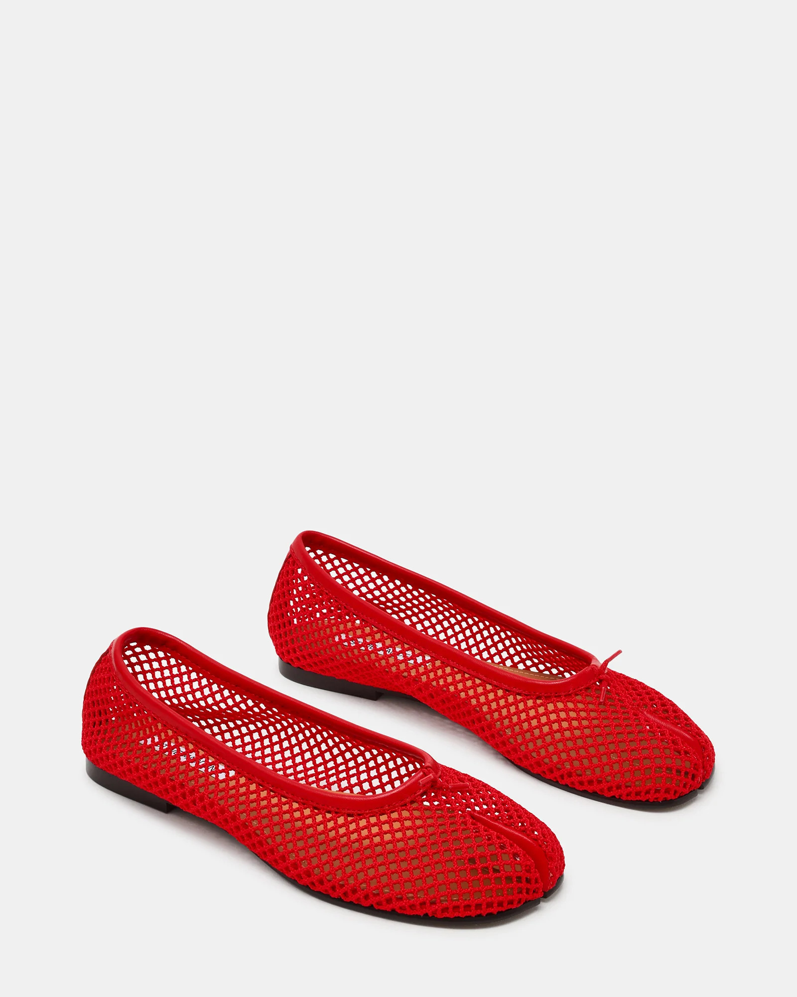 Steve Madden Women's Calico Mesh Flats - Red - Size 5.5 - Leather | Steve Madden (US)