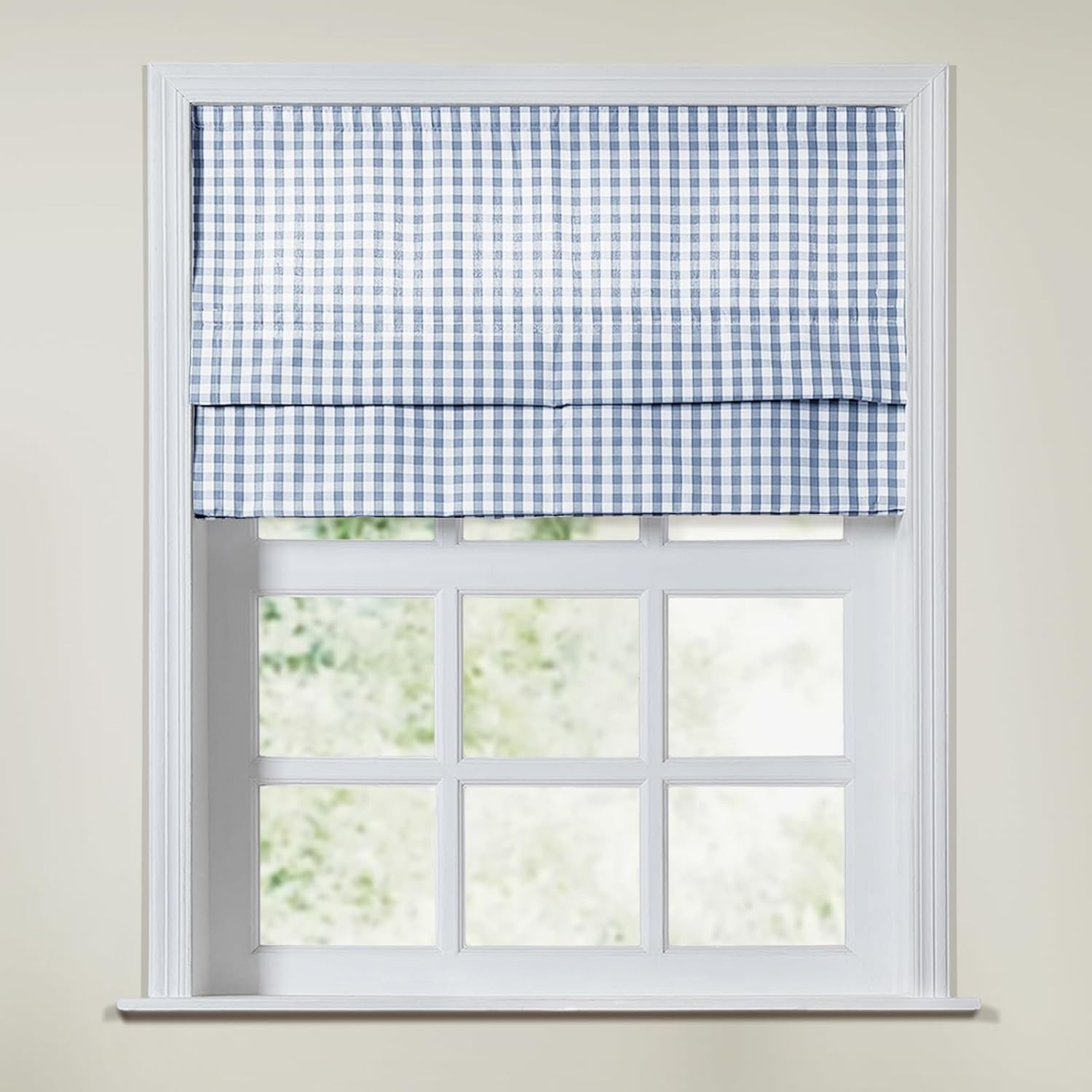 ChadMade Privacy Protection Roman Shade for Indoor Window, Custom Made Cordless Washable Roman Bl... | Amazon (US)