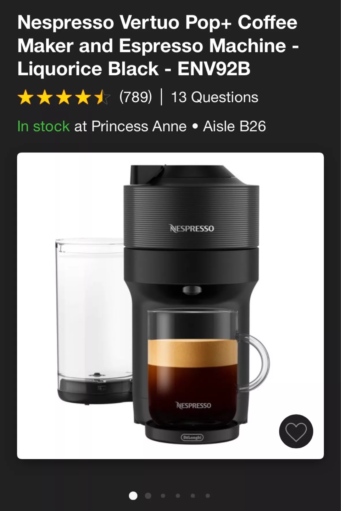 Nespresso Vertuo Pop+ Coffee Maker … curated on LTK