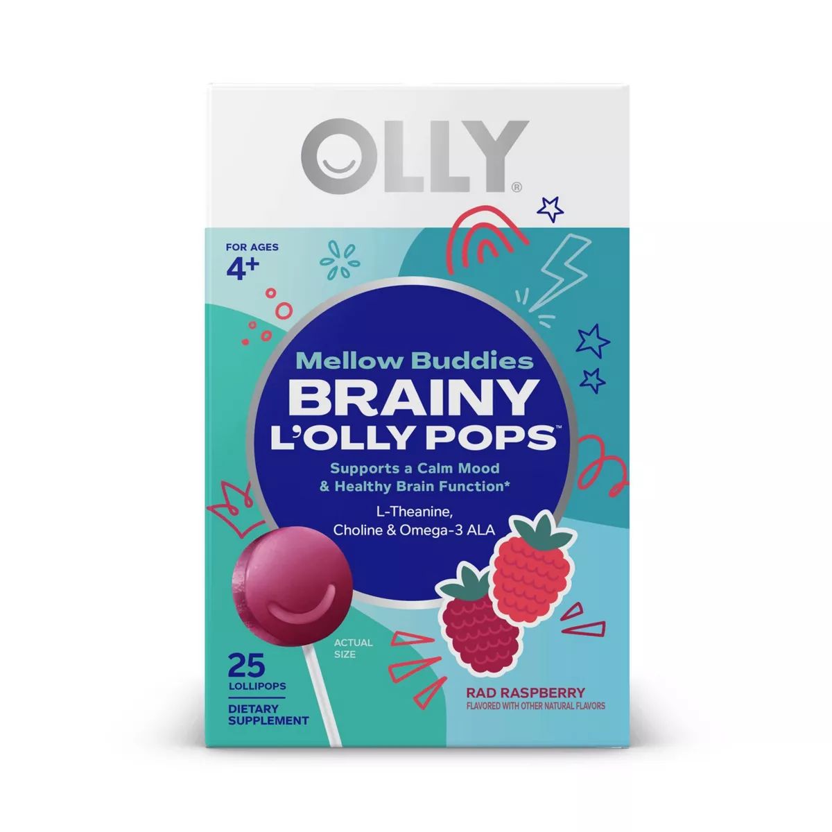 OLLY Brainy L'OLLY Pops - Mellow Buddies - 25ct | Target