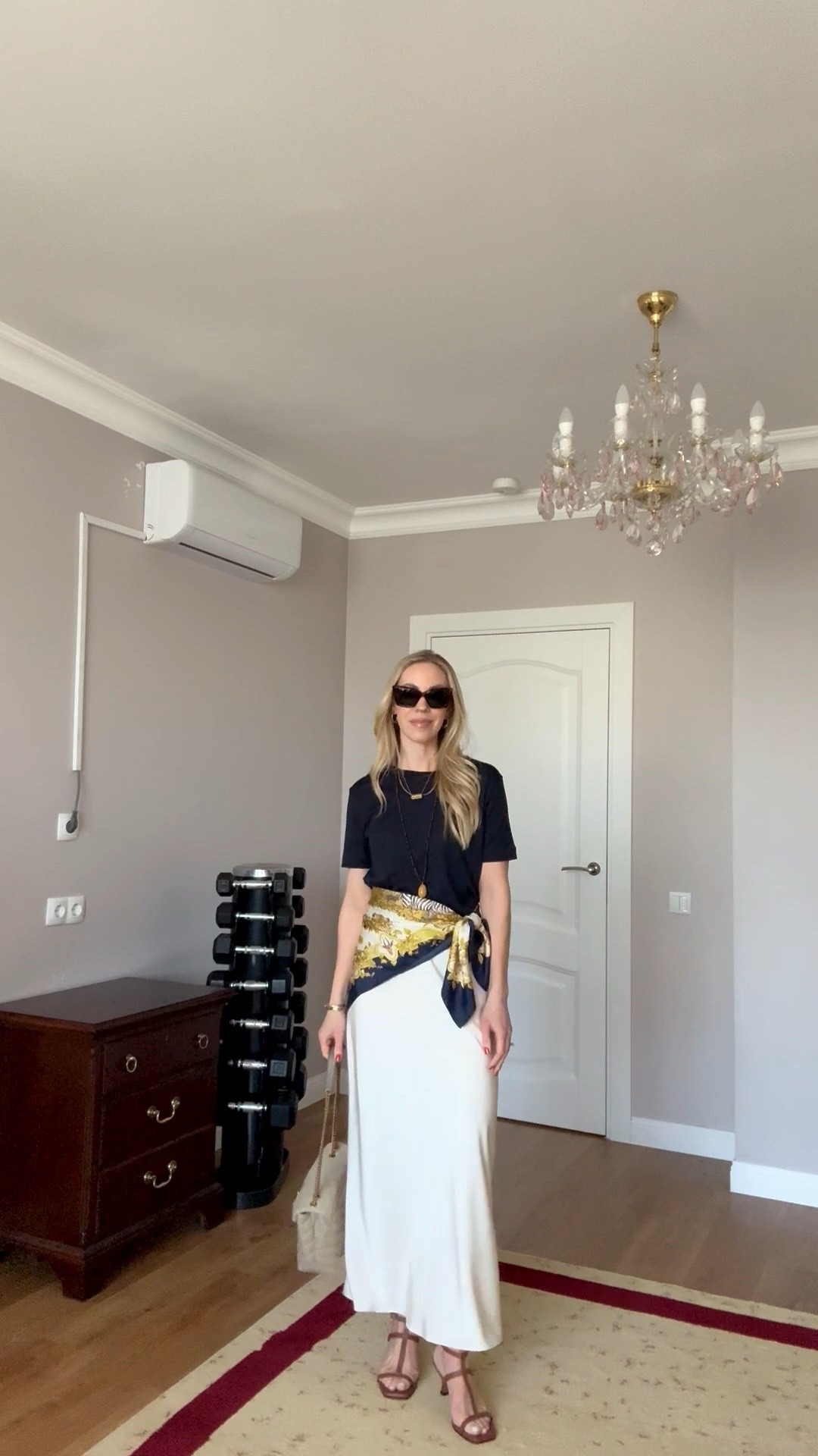 Love the safari vibes in this summer look

Summer date night, summer workwear, satin skirt, silk scarf worn as a belt

#LTKgrwm #LTKSeasonal #LTKWorkwear