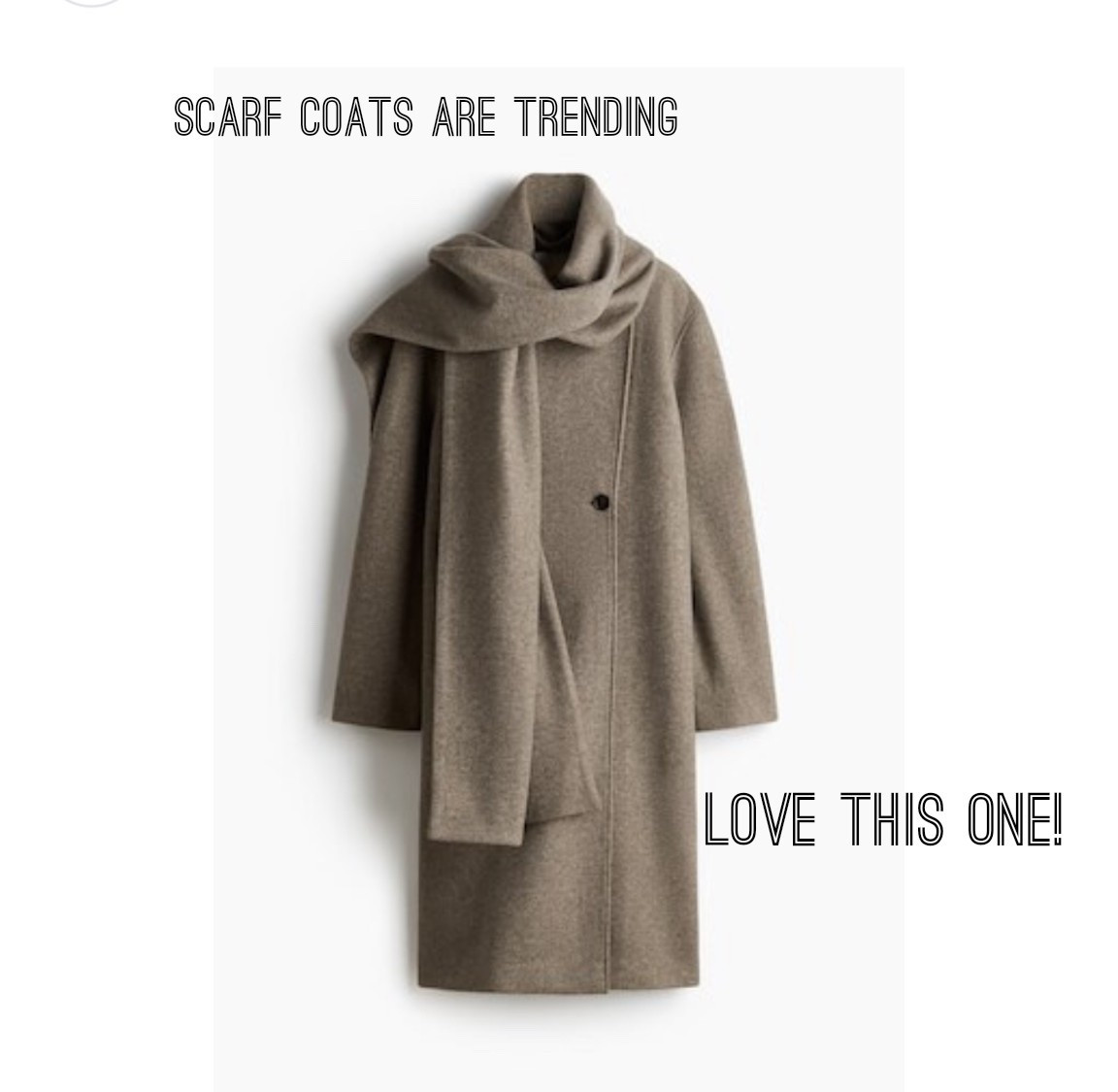 Scarf coat