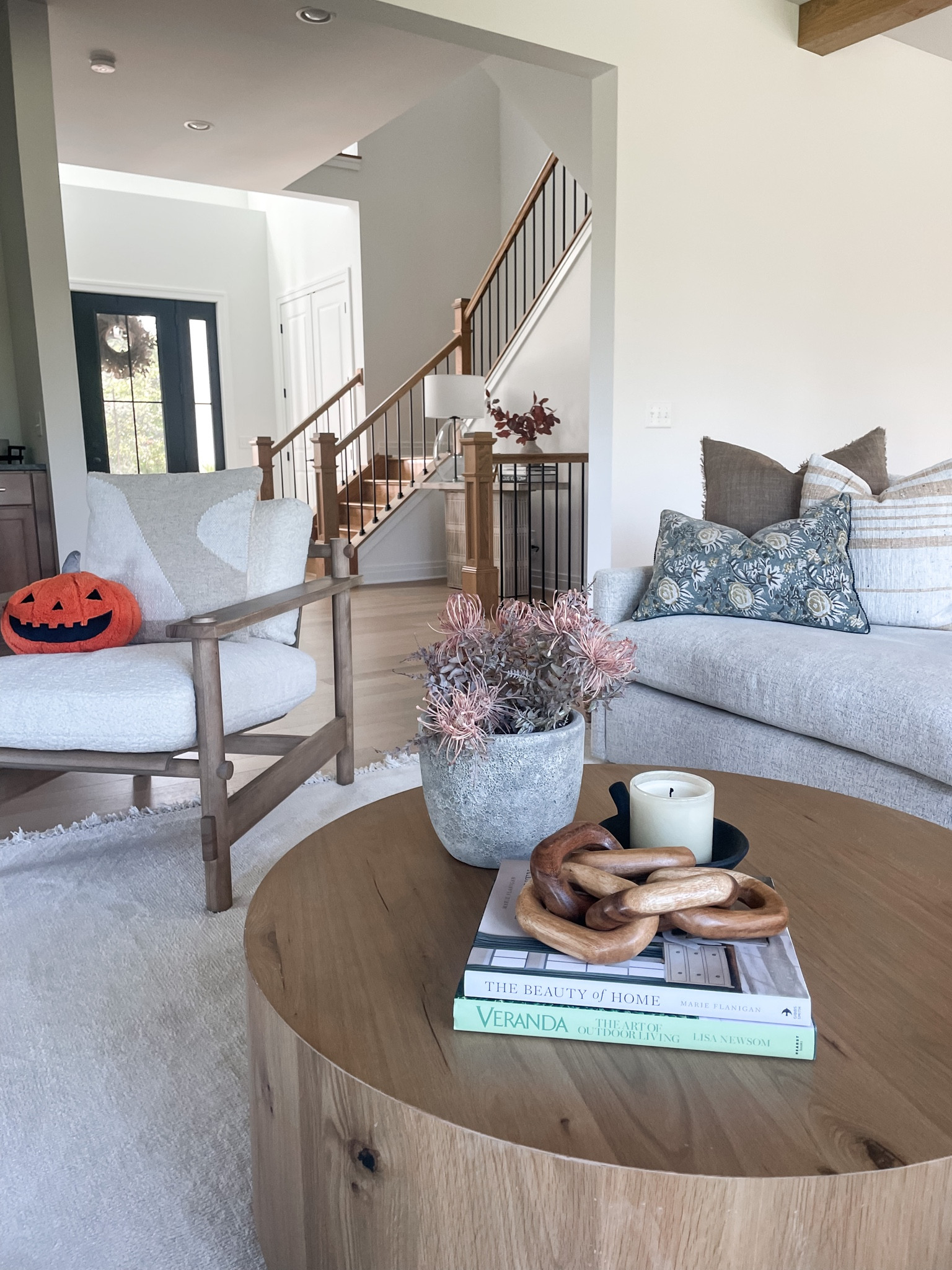 Replacing the stems for each season, really makes your home feel new. 

How cute is this pumpkin pillow from Target 🎯 !! 

#LTKFallDecor #LTKMcgee #LTKRustic #FallDecor #Halloween 

#LTKSale #LTKFind #LTKSeasonal