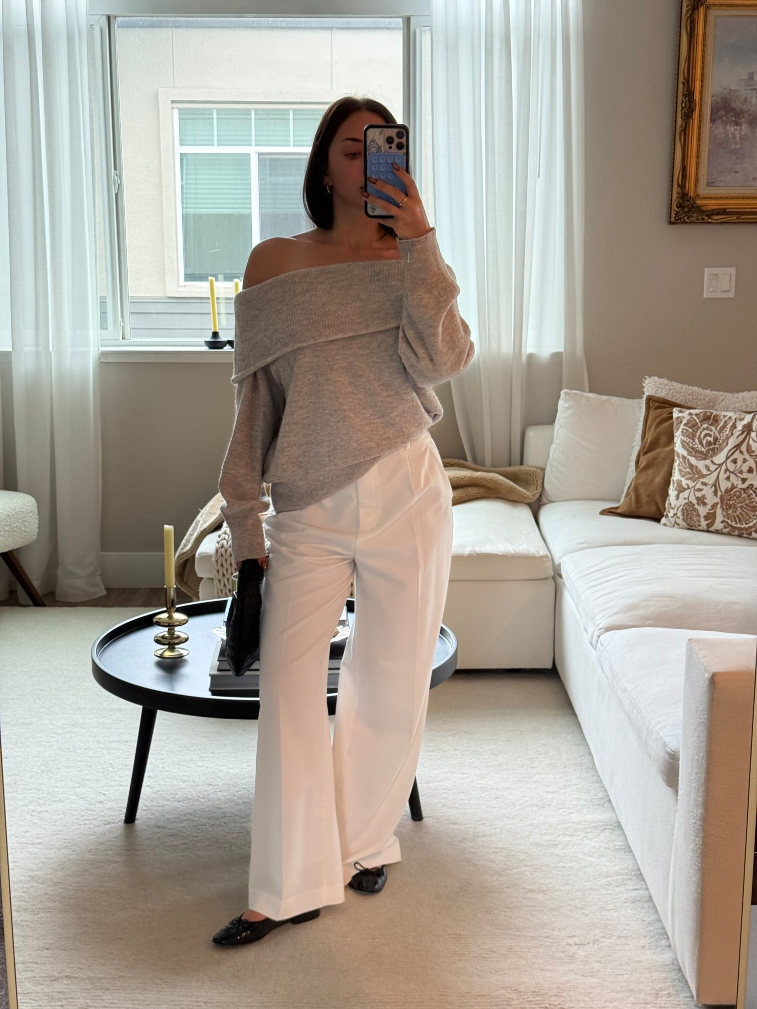 Cute cozy fall outfit 