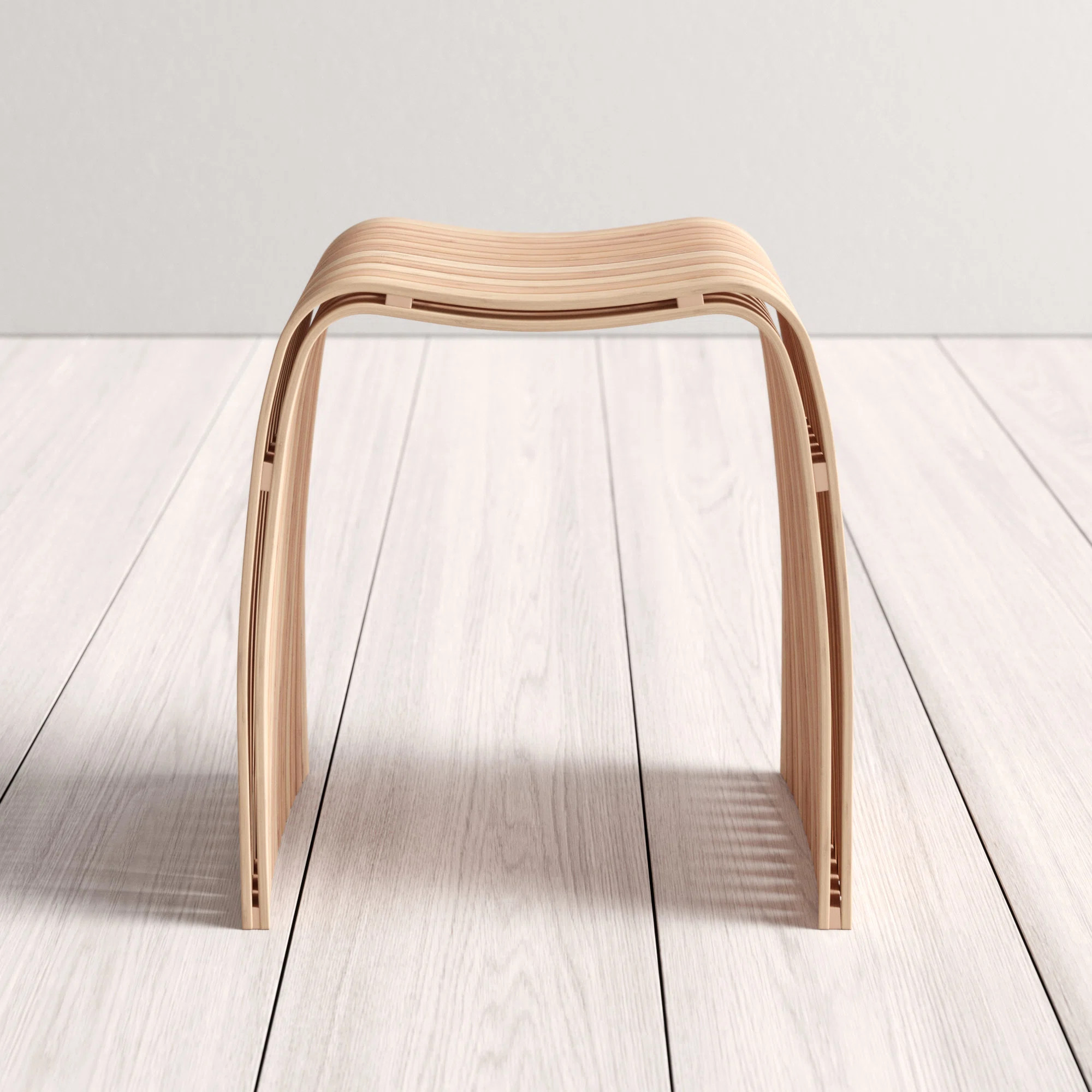 Bamboo Spa Stool 18" Tall | AllModern
