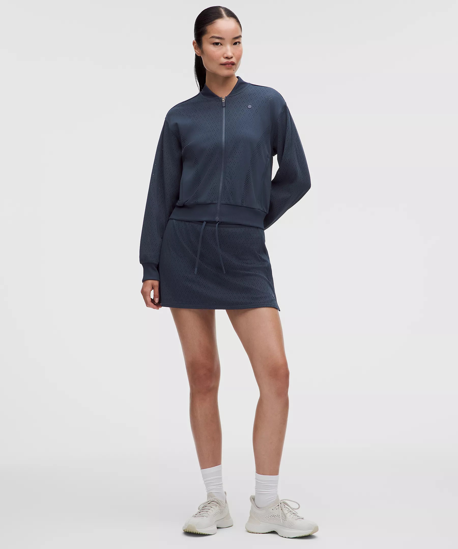Ace Advantage High-Rise Knit Mesh Tennis Skirt | Lululemon (US)