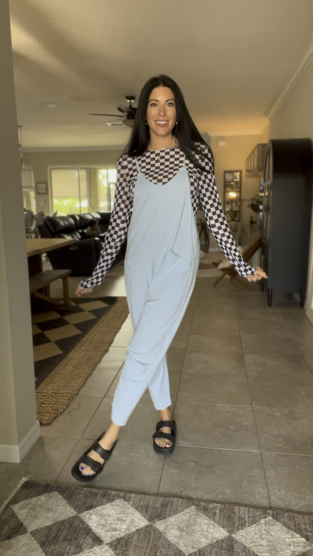 This medium Amazon mesh top is so light and breathable. This one has already been washed twice and did great. I did not dry it 🖤 the romper is a small and has also been washed and hung dry. 

#LTKSeasonal #LTKstyletip #LTKfindsunder50