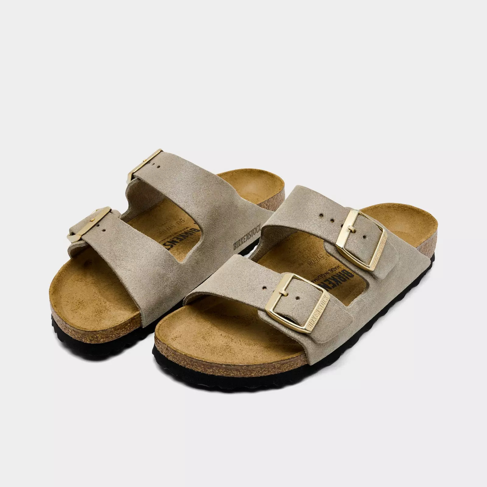 Women's Birkenstock Arizona Birkibuc Sandals (Big Kids' Sizes Available) | Finish Line (US)