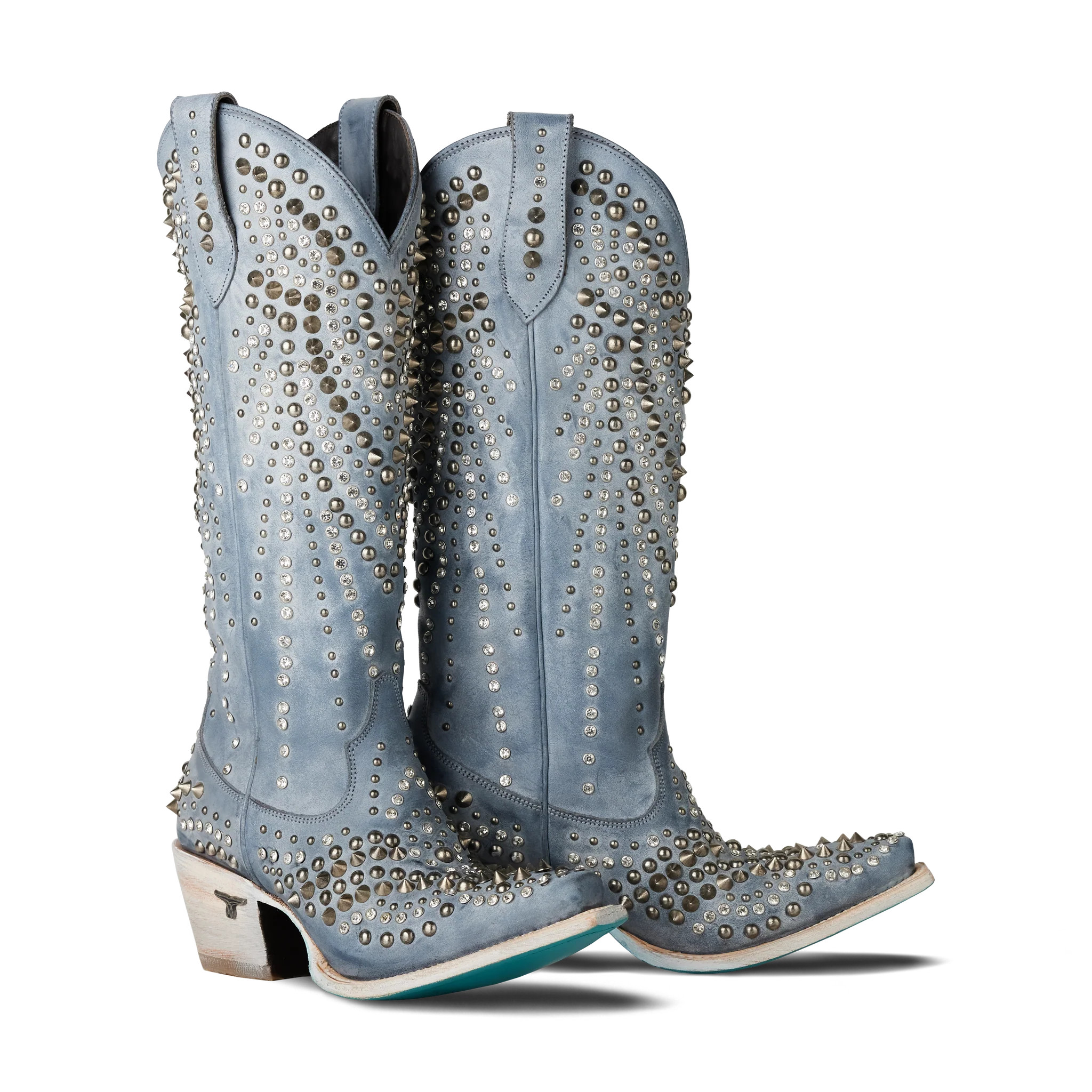 Dolly Boot - Washed Denim | Lane Boots