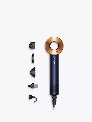 Dyson Supersonic Hair Dryer Special Edition Gift Set, Prussian Blue/Rich Copper | John Lewis (UK)