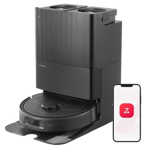 roborock Qrevo S Robot Vacuum and Mop, Self-Drying, Auto Mop Washing, 7000Pa Suction, Self-Emptying & Refilling, 10mm Auto Lifting, 200RPM Spinning Mops, Smart Obstacle Avoidance, Black | Amazon (US)