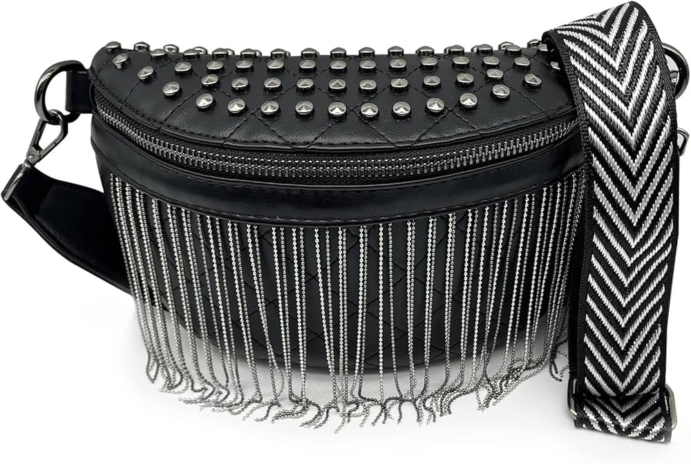 TOPALL Fanny Pack Crossbody Bags for Women, Upgrade Sling Bag Leather Fashion Waist Packs Belt Ba... | Amazon (US)