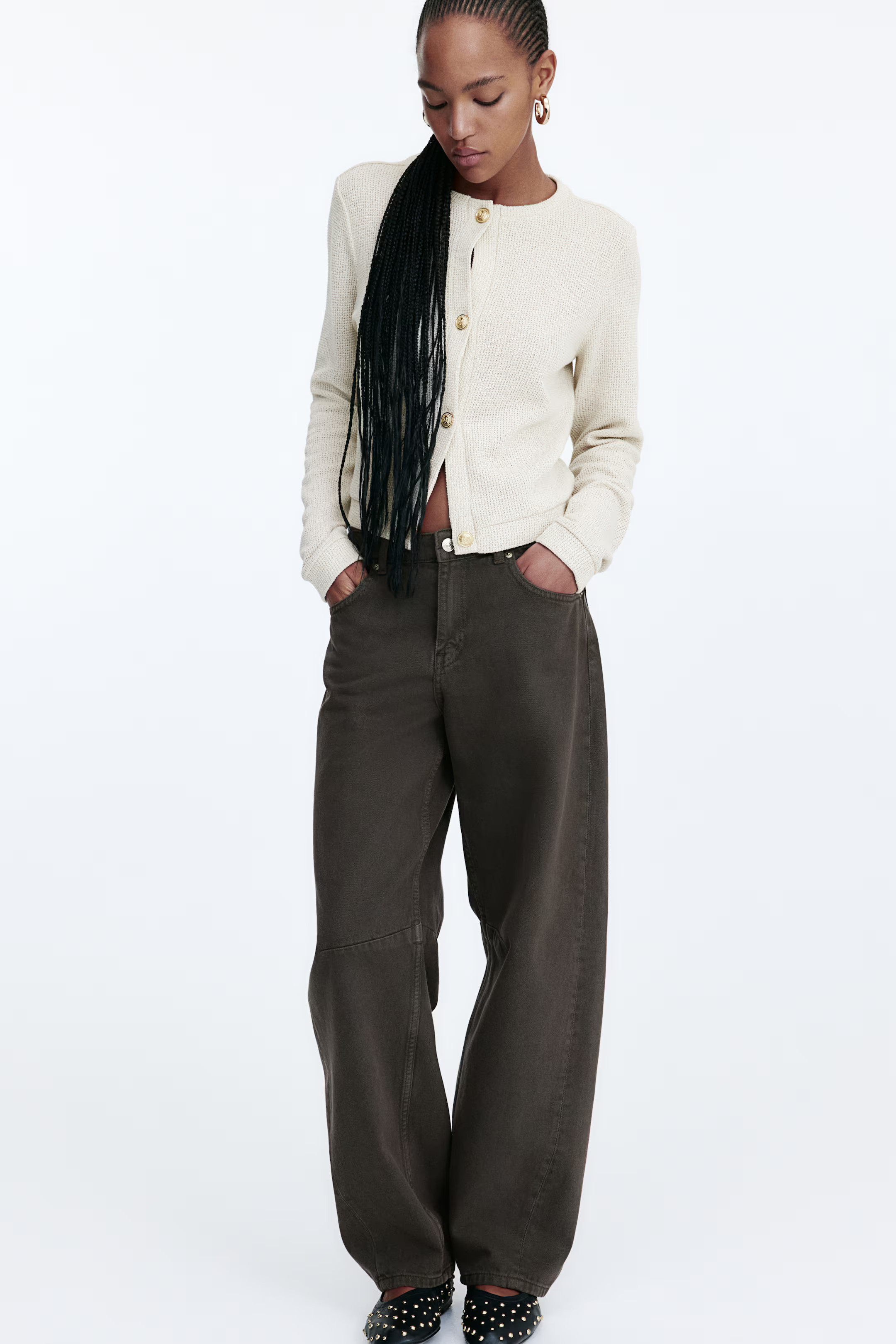 Textured Jersey Cardigan | H&M (US + CA)