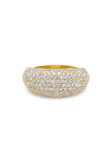 Christy 18kt gold-plated ring | Harvey Nichols