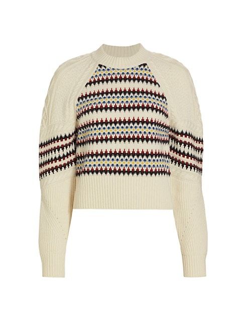 Veronica Beard Jimena Fair Isle Sweater | Saks Fifth Avenue
