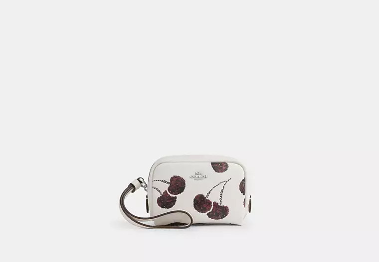 Pouch Wristlet With Cherry Print | Coach Outlet US