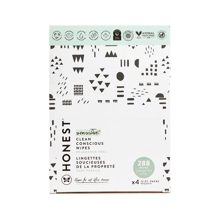The Honest Company Plant-Based Baby Wipes made with over 99% Water - Pattern Play (Select Count) | Target