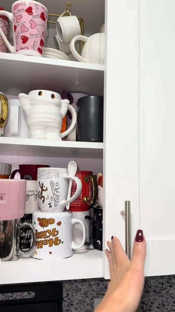 Reorganized, not reduced ☕️🤍

Moved my cups into a larger cabinet to create a more clean and organized space, no clutter, just better flow ✨

Bonus: I found room for more mugs 🙃

Shop my kitchen setup on LTK

#LTKHome #LTKvlog #LTKU