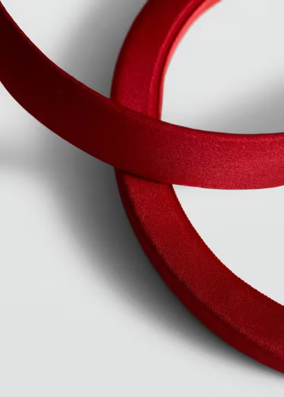 MANGO - Headband 2 pack red - One size - Women | MANGO (US)