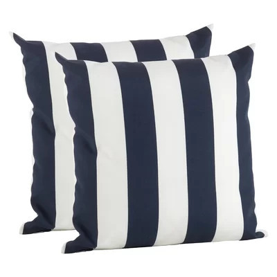 Outdoor Pillow Collection Striped Outdoor Pillow Cover | Wayfair North America
