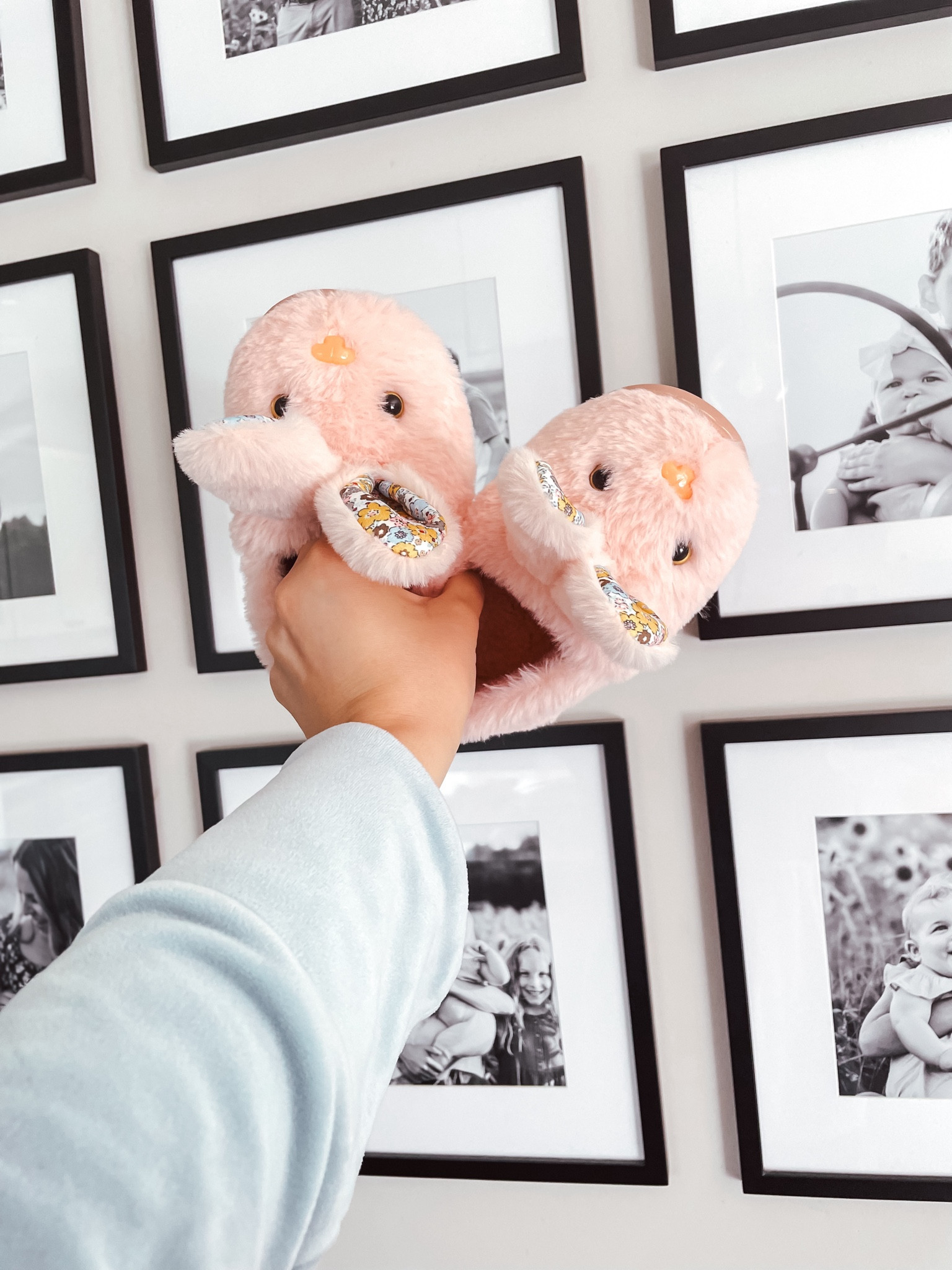 I literally wish these bunny slippers came in my size! They are so soft, they have a hard bottom with grips so my toddler won’t slip while running in them ☺️#LTKfindsunder50

#LTKSaleAlert #LTKKids