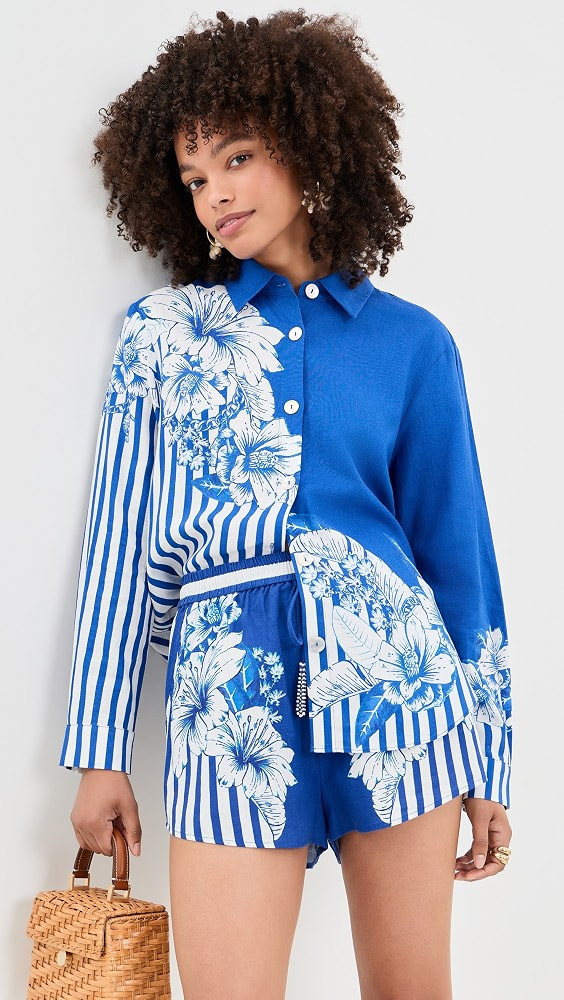 FARM Rio Stripe Button Down | Shopbop | Shopbop