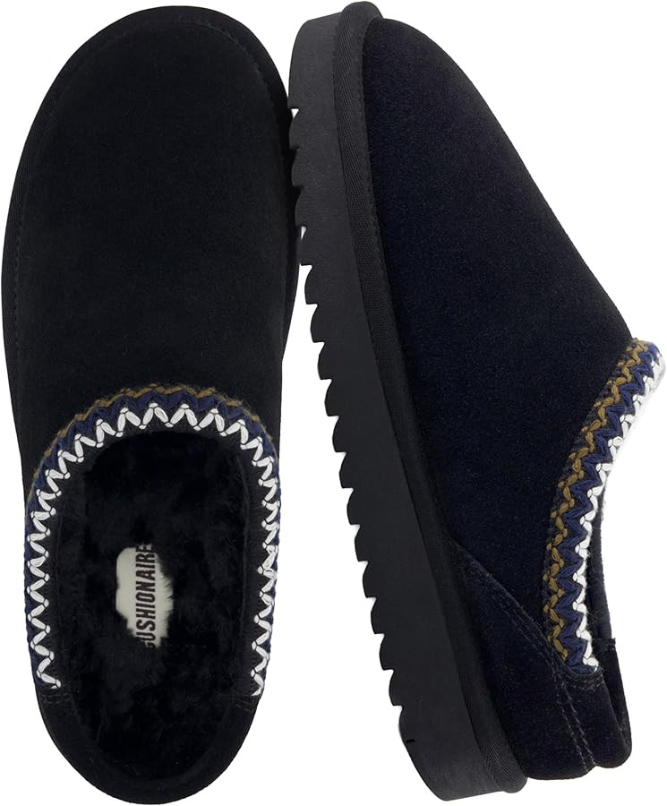 CUSHIONAIRE Keto Womens Slippers Slip-On Suede Mule Slipper - Cozy & Stylish, Memory Foam & Faux ... | Amazon (US)