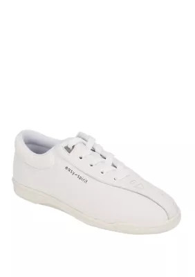 Easy Spirit Women's Lace Up Sneakers, White, 9.5W | Belk