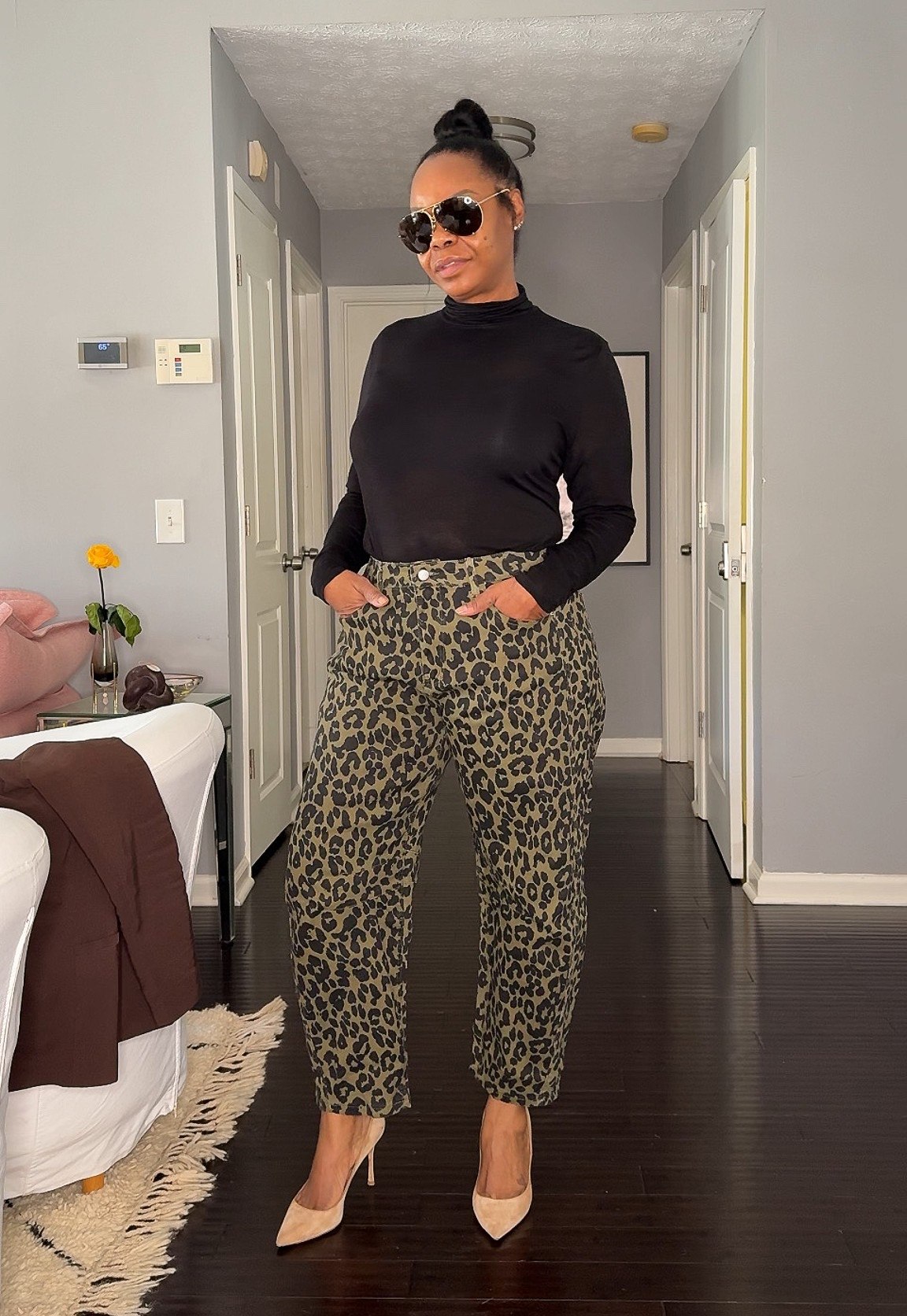 Okay, these green leopard barrel jeans had me so unsure when I first took them out of the package I was this close to returning them. But something told me to try them on… and now I’m obsessed! The fit, the print, the vibe so freaking fly. These are officially my new go everywhere jeans.


#LTKfashionfinds
#LeopardPrintStyle
#BarrelJeansTrend
#EffortlessChic
#StyleObsession
#OOTDinspo
#ChicAndCasual
#FashionLover
#LTKunder100
#TrendyWardrobe

#LTKMidsize #LTKootd #LTKFindsUnder50