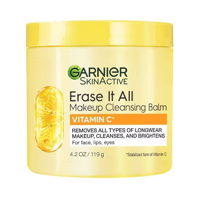 Garnier Makeup Cleansing Balm Vitamin C - 4.2oz: Paraben-Free, Silicone-Free, Sulfate-Free, With Micellar Water | Target
