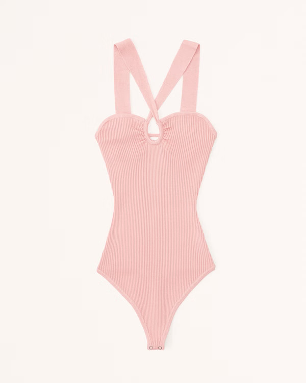 Twist Halter Bodysuit | Abercrombie & Fitch (US)