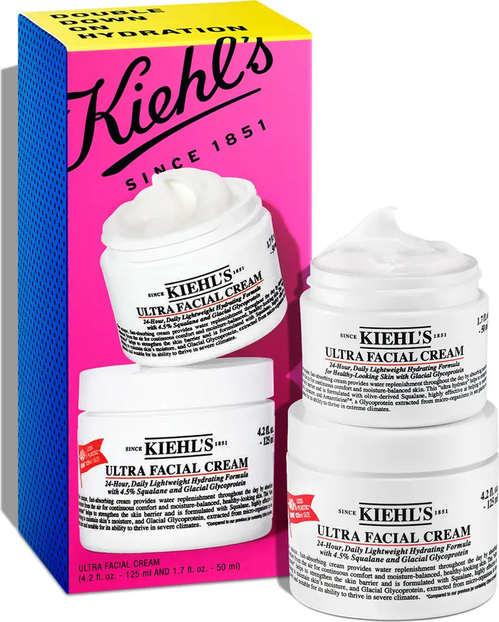 Kiehl's Since 1851 Ultra Facial Cream Home & Away Duo $106 Value | Nordstrom | Nordstrom