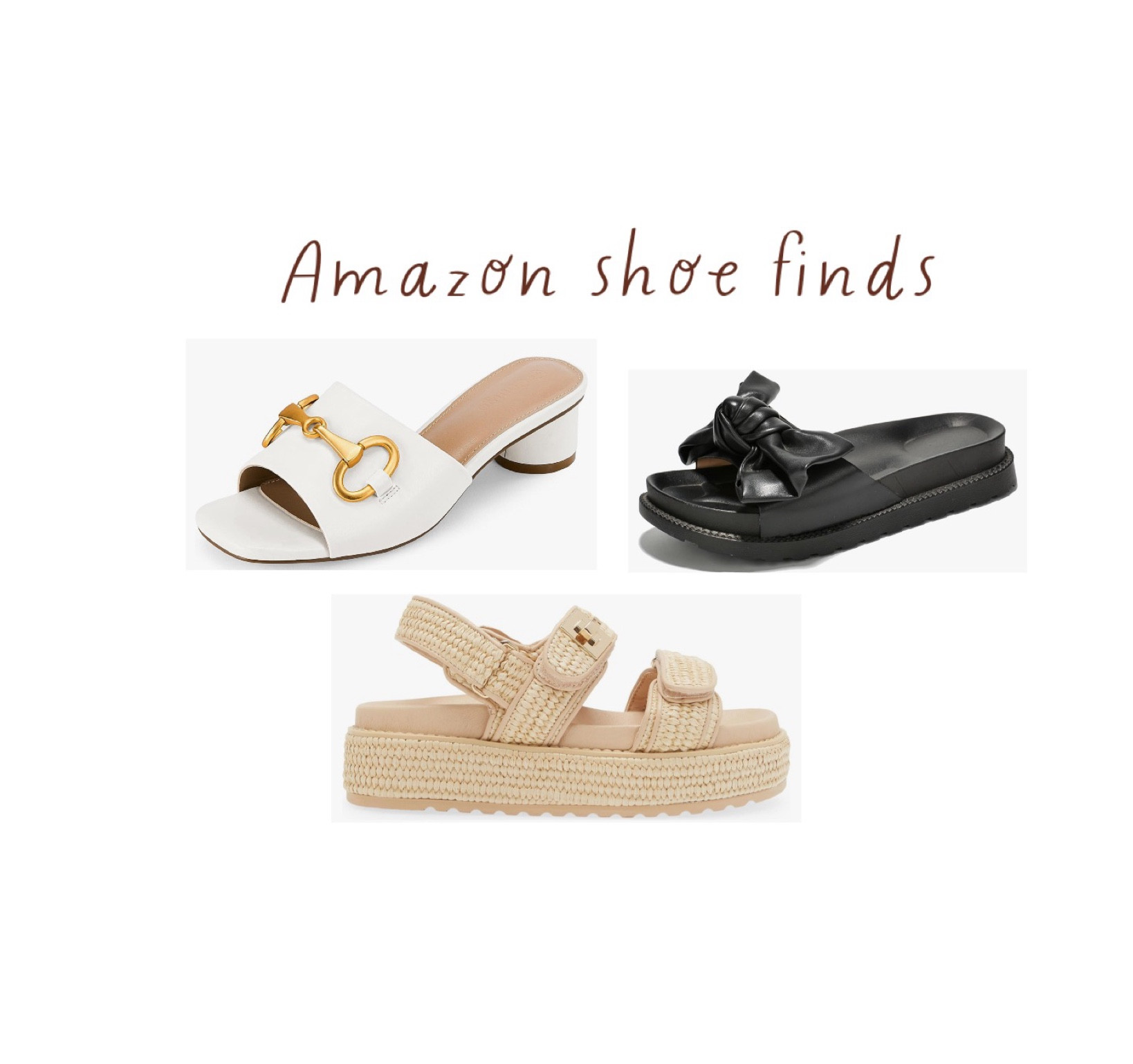 Amazon finds , summer sandals, heels , slides 

#LTKShoeCrush