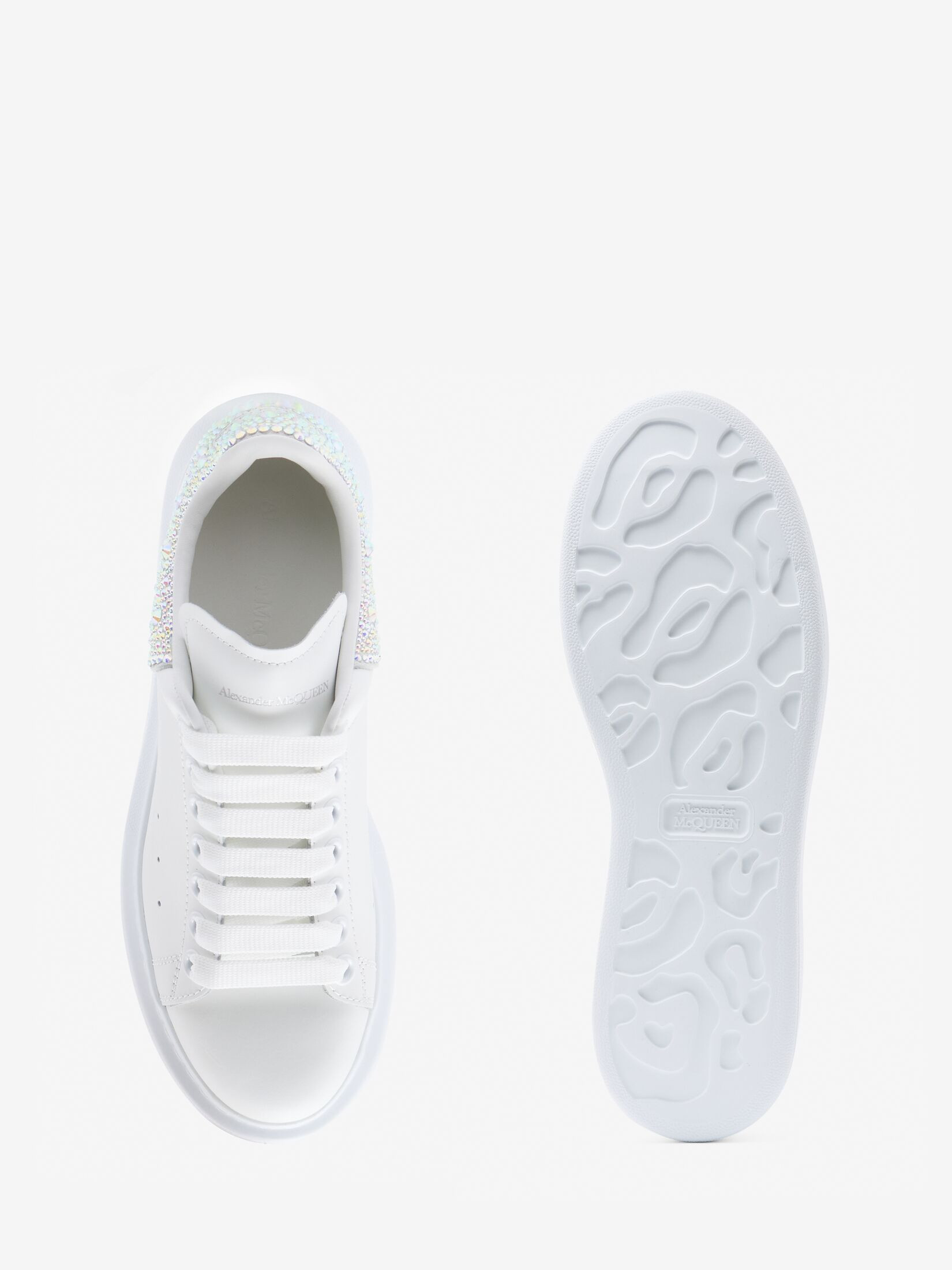 Women's Oversized Sneaker in White | Alexander McQueen