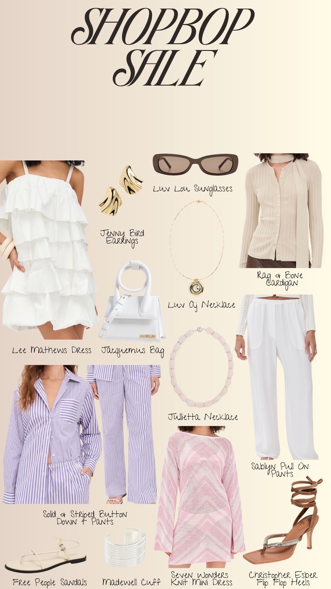 Shopbop sale favorites 💕🤍

#LTKgrwm #LTKdayinmylife #LTKootd