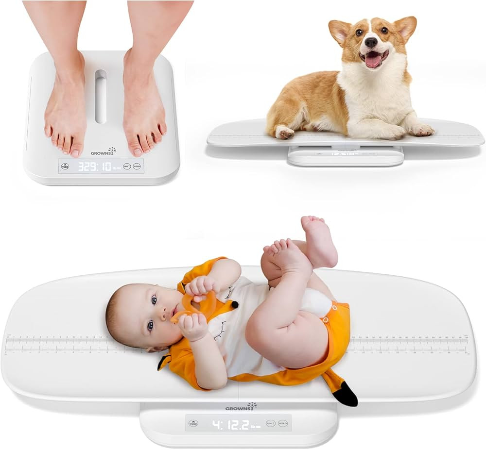 Amazon.com: GROWNSY Baby Scale, Multifunctional Baby Weight Scale, Pet Scale for Puppy, Cat, Adul... | Amazon (US)