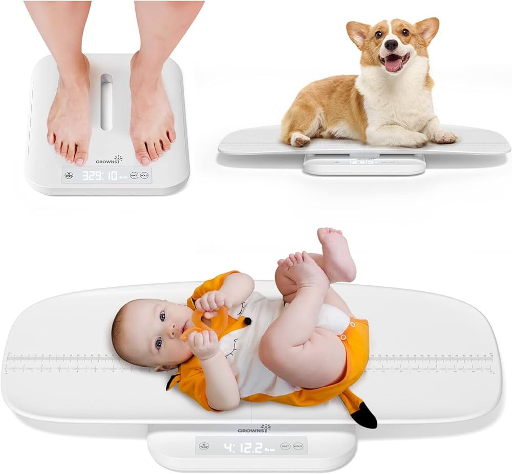Amazon.com: GROWNSY Baby Scale, Multifunctional Baby Weight Scale, Pet Scale for Puppy, Cat, Adul... | Amazon (US)