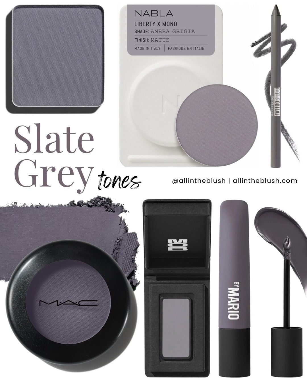 Slate grey tone eyeshadows🩶

#LTKootd #LTKBeauty #LTKgrwm