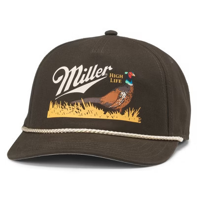 Adult Miller High Life Pheasant Adjustable Rope Hat - One Size Fits Most | Target
