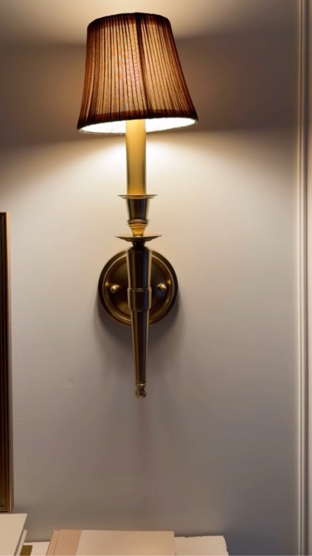 My ideal sconce & shade combination for fall and the holidays. Loving all things chocolate brown!

#LTKHome #LTKSeasonal